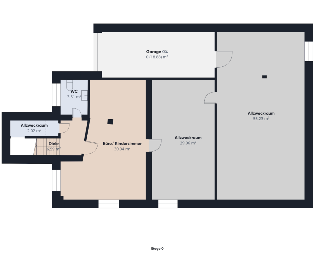 Grundriss Keller / UG