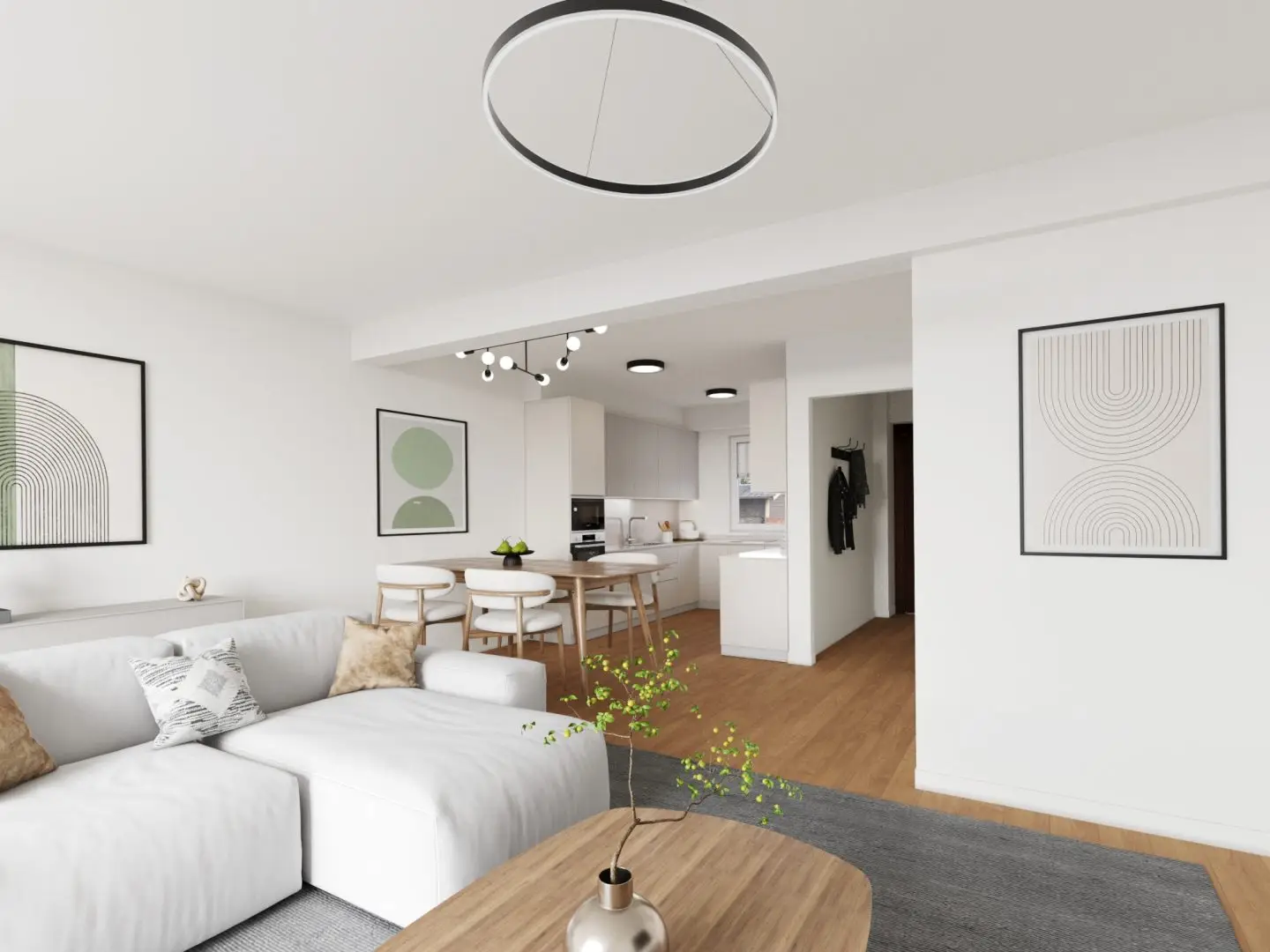 Einrichtungsbeispiel Wohnzimmer