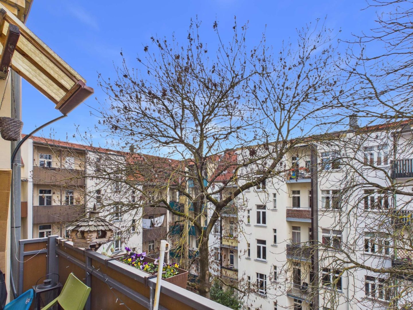 Ausblick Balkon